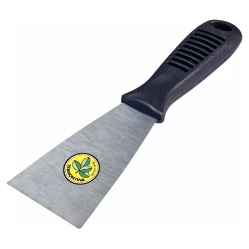 Espátula Metálica Flexible 4 Cm Mango Plástico Tramontina 1