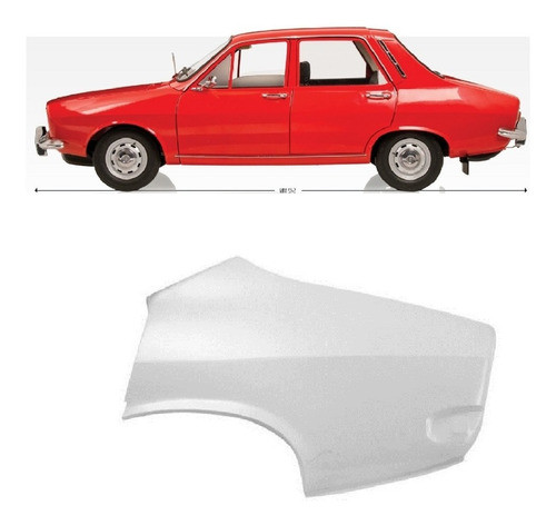Guardabarro Trasero Renault 12 Izquierdo 0