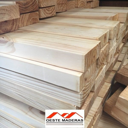 Tirante De Pino Elliotis Seco A Horno 2x4x2.75mts 1
