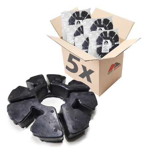 Coxim De Cubo Bucha Da Coroa (kit Com 5) Suzuki Yes 125 0