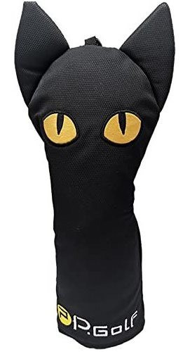 Funda Para Cabeza De Palo De Golf Hybrid (gato Negro) 1