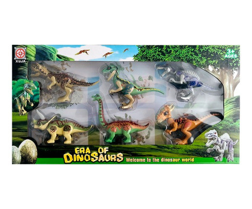 Dinosaurios De Plastico Pack X6 1