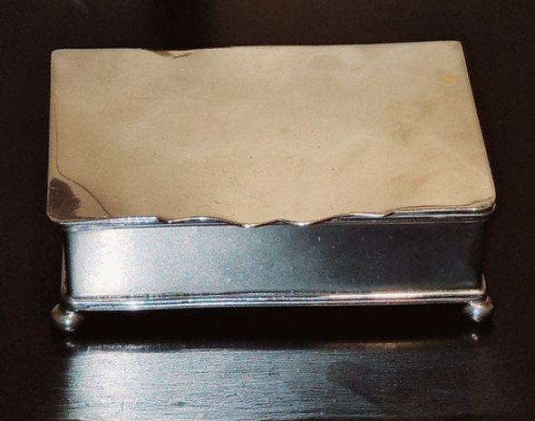 Cigarrera De Mesa Metal.plateado C50 0