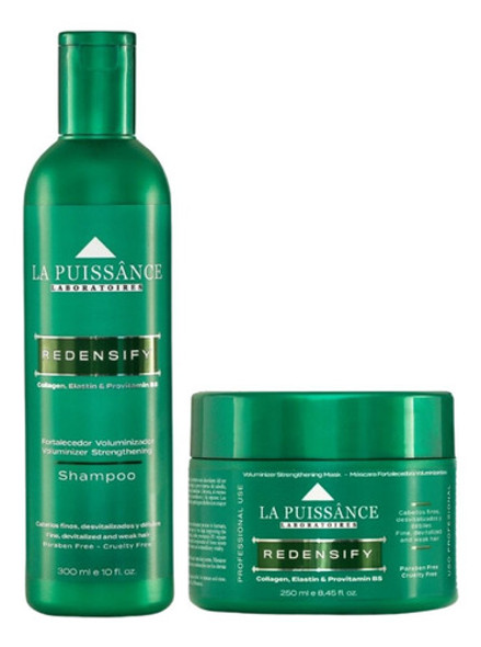Kit La Puissance Redensify Voluminizador Shampoo + Mascara 0