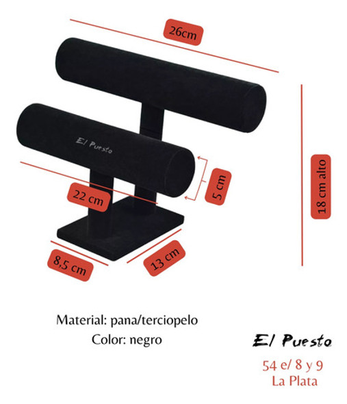 Exhibidor Pana Pulseras Relojes Cadenas Bijouterie Doble 1
