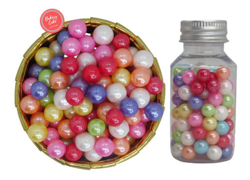 Sprinkles Maxi Perlas Multicolor Comestibles 50gr Repostería 0