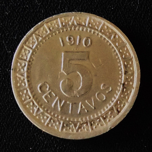 México 5 Centavos 1910 Excelente Km 421 0