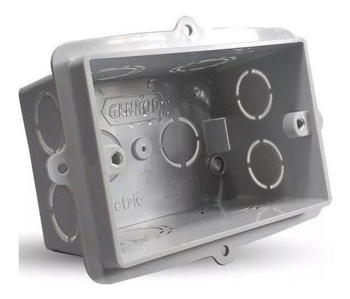 Pack Ahorro Cajas De Embutir Rectangulares X 12 Unid. Genrod 0