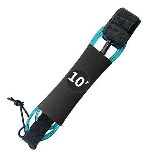 De Prancha De Surf, Corda Elástica Para Perna 10 Pés Azul 0