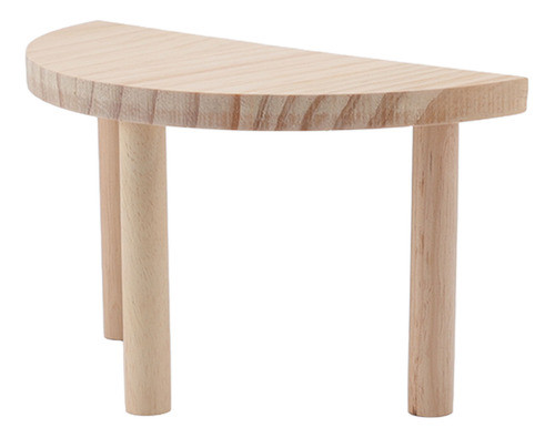 Plataforma De Madeira Hamster Play, Meia Redonda, Segura, Pi 0