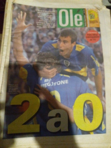Diario Ole 12/12/2005 Boca Y Pato Silva Campeón De Tc 0