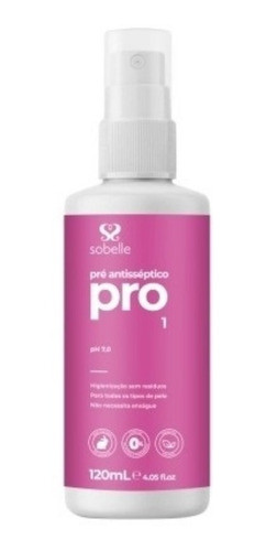 Pré Antissépico Pro 1 Sobelle 120ml Para Micropigmentação 0