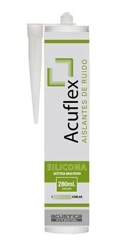 Adhesivo Silicona Multiuso Acuflex 280 Cm3 1