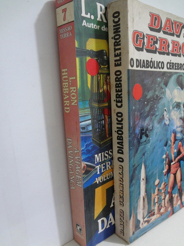 2 Livros Viagem Da Vingança + Diabólico Cérebro Eletrônico 1