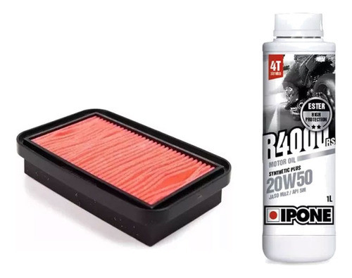 Kit Filtro Aire Y Aceite Ipone Cb 125 F Twister Honda Eltala 0