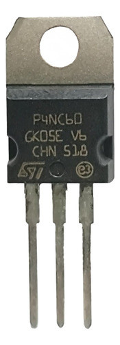 Transistor Stp4nc60 P4nc60 To220 Canal N 4.2a 600v 0