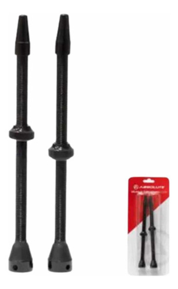 Par Válvula Tubeless Absolute Novo Modelo High Flow 100mm 1 Par Válvula Tubeless Absolute Novo Modelo High Flow 100mm 1