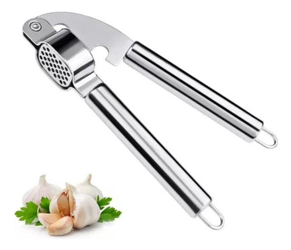Pica Tritura Ajo Prensa Automatica Acero Inoxidable Veganos 0