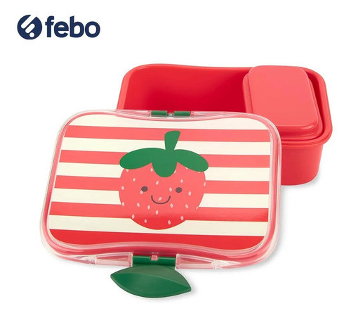 Recipiente 2 En 1 Para Niñas Diseño Frutilla- Skip Hop Febo 1