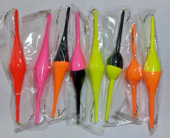 Linea Pejerrey Boya Bigotera Plastica 2 Anzuelos 1