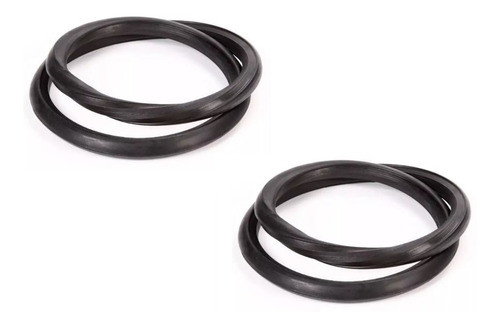 Cubierta Maciza Goma Negra Silla De Ruedas 60cm (2 Unidades) 0