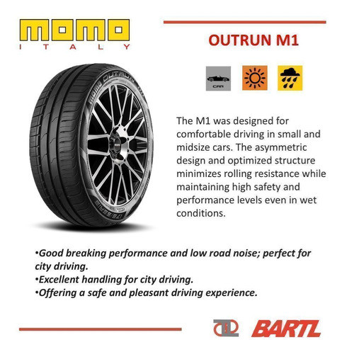 Cubierta Momo 175/55/15 Outrun M1 77h 1