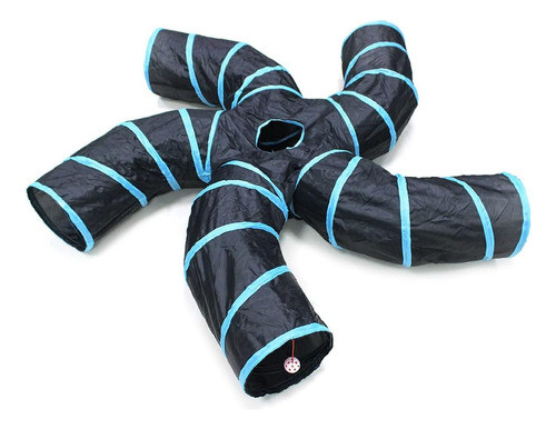 Túnel Interactivo Plegable En Forma De S, Para Gatos 0