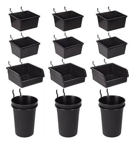 Caixas De Pegboard, Copos Para Pranchas Com Ganchos E Presil 0