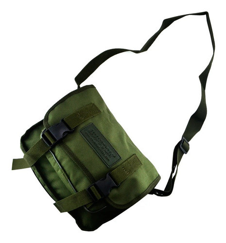 Morral Reforzado Verde Caza Grande Houston Excelente 0