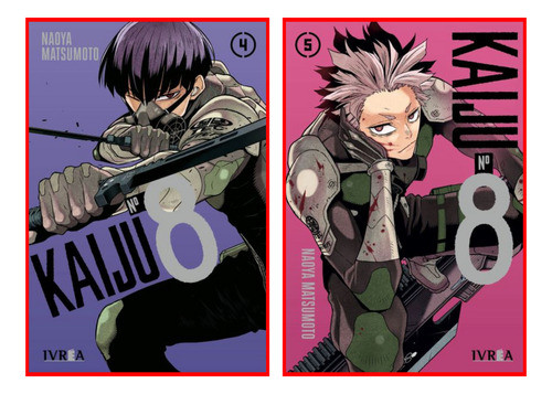 Combo Kaiju N8 4 Y 5 - Manga - Ivrea 0
