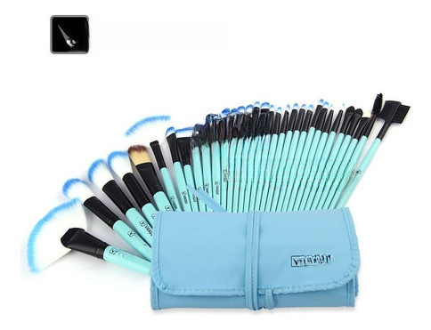 Vander 32pcs/set Cosméticos Ceja Sombra Azul Belleza Maquill 0