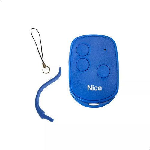Controle Remoto Transmissor Nice Linear Hcs  3 Botões Azul 1