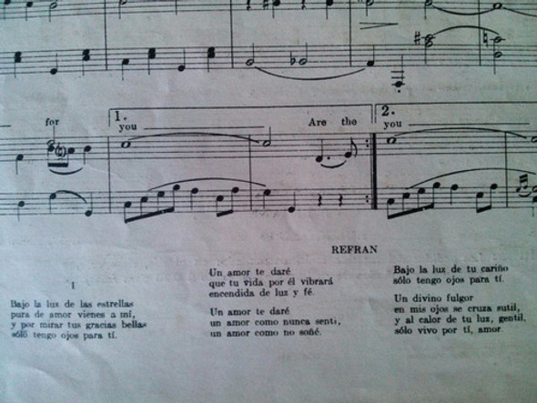Partitura Solo Tengo Ojos Para Ti,de Al Dubin 1