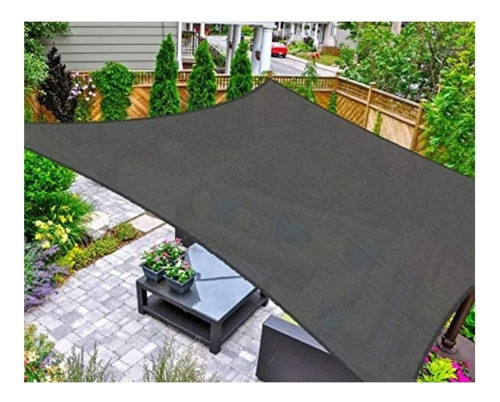 Toldo Vela Sombra Granizo C/uv - 3*3 Metros Negro Doble Tela 1