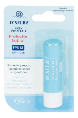 Protector Labial Dr Selby Skin Protect Fps15 5.7 Ml 0