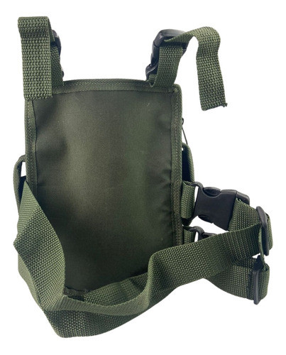 Bornal Tático De Perna Modular Com Divisórias Internas Verde 1