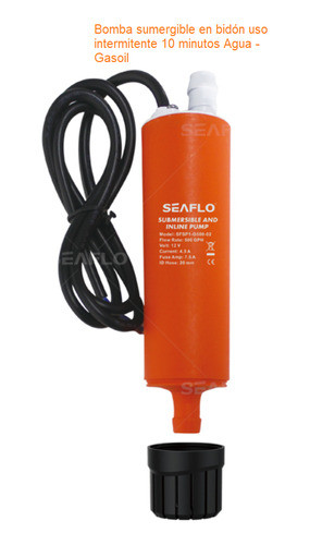 Bomba Portatil Agua Gasoil 280 Gph 1070 Lph 12v Seaflo 1