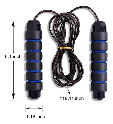 2 Cuerdas De Saltar Ajustables Para Entrenamiento, 1