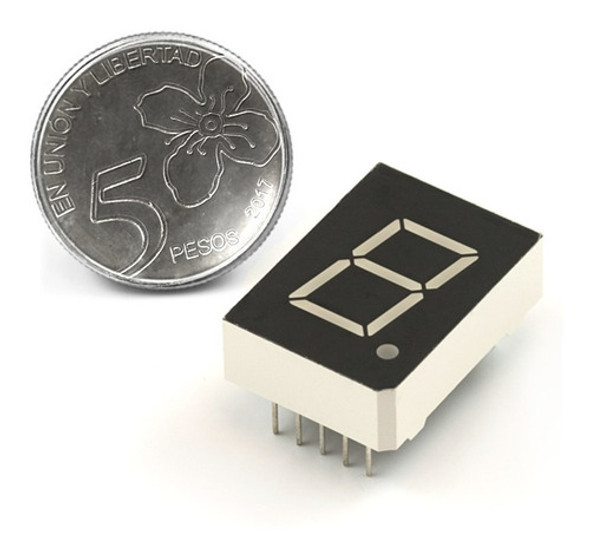 Dispaly 7 Segmentos De 0.56'' Cátodo Comun Color Rojo 1