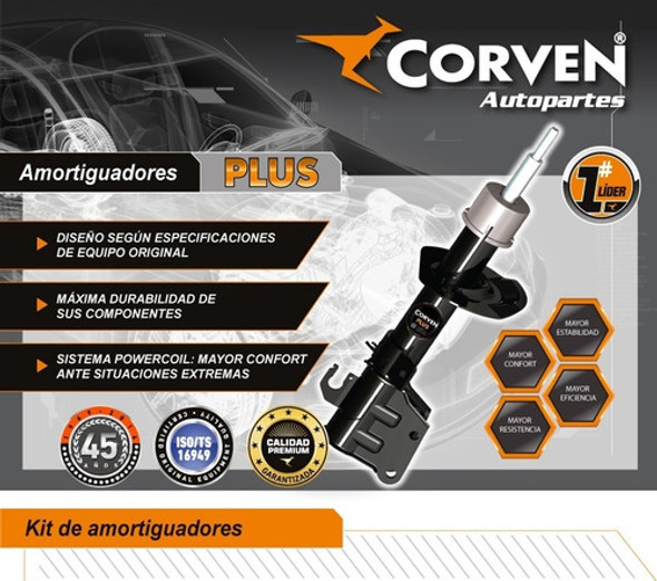 Amortiguadores Volkswagen Gol Power Traseros Kit X2 1