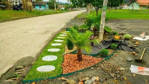 Fechamento Isolamento De Portão Grades Protetor 50x10 Verde 1