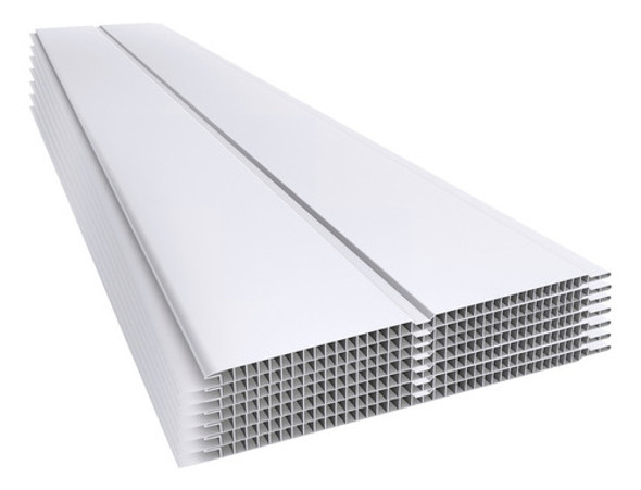 15 Machimbres De Pvc Blanco X 2,5 Metros - 200 Mm X 7 Mm 0