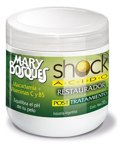 Mary Bosques Shock Acido Baño De Crema 200g X 3u 1