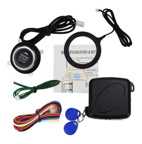 Kit Botao Partida Start Stop Automotivo Rfid Com Botao De Le 0
