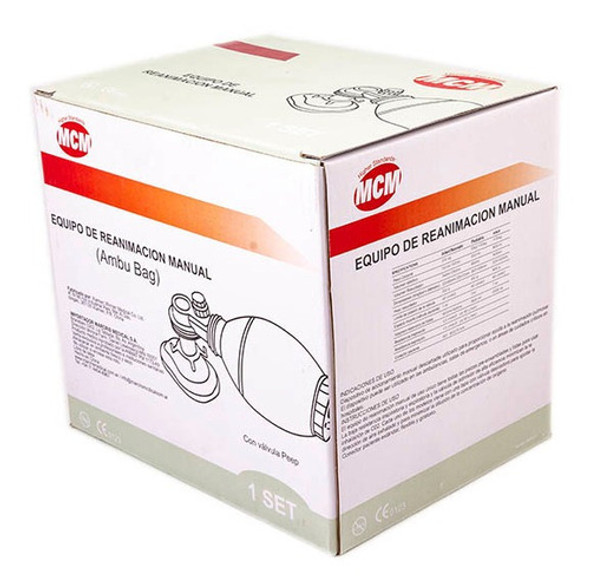 Equipo De Reanimacion Manual Pediátrico Mcm (ambug Bag) 0