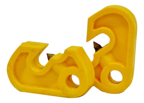 Mini bloqueador de disyuntores amarillo largo 55 mm 0