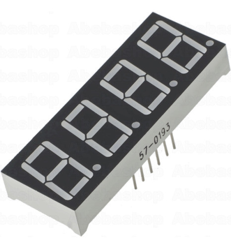 Display Cuádruple De 7 Segmentos 0.56 Pulgadas Anodo Comu-p 0
