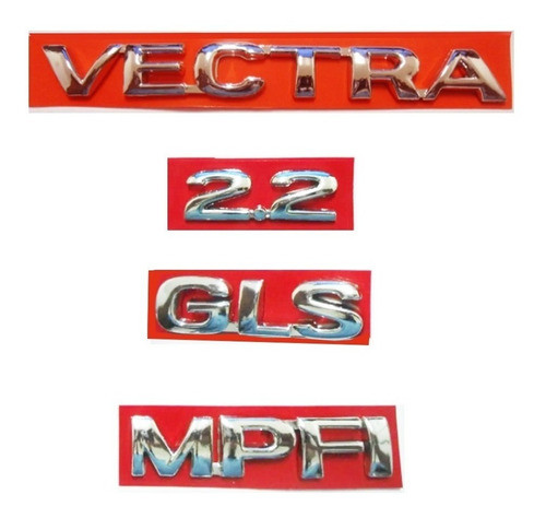 Emblema Vectra Gls E Emblema 2.2 Mpfi Cromado 1997 A 2001 0