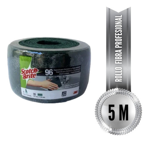 Rollo De Fibra Verde 3m Nº 96 5 Mts X 16 Cm 0