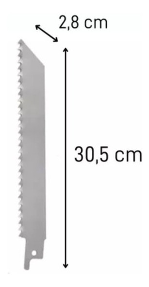 Hoja De Sierra Sable Inox. Productos Congelados Makita 250mm 1 Hoja De Sierra Sable Inox. Productos Congelados Makita 250mm 1